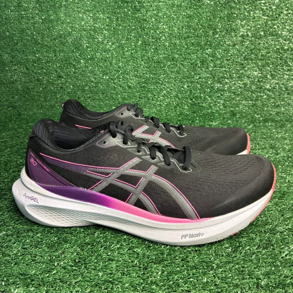 ASICS Gel-Kayano 30 PureGel FF Blast+ Stability Running Shoes Black Womens 10.5